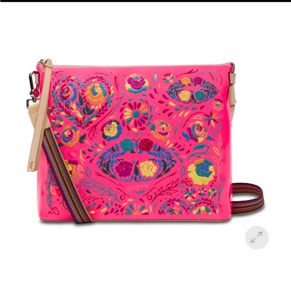 Consuela XO Downtown Crossbody hot pink NEW WITH TAGS NEVER USED